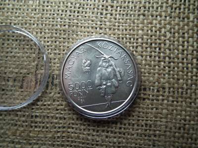 Ezüst 5000 forint 2011 BU , Mohácsi Busójárás 