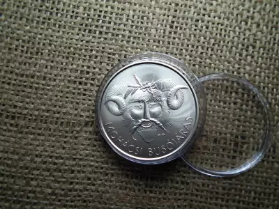 Ezüst 5000 forint 2011 BU , Mohácsi Busójárás 