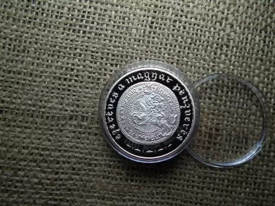 Ezüst 3000 forint 2001 PP , Ezeréves a Magyar pénzverés 