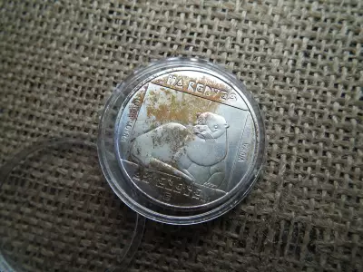 Ezüst 200 forint 1985 ,  vidra