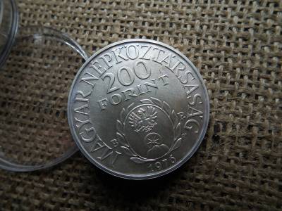 Ezüst 200 forint 1976 PP , Rákóczi 