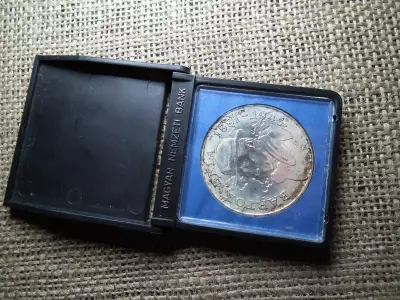 Ezüst 500 forint 1981 , Bartók Béla , BU , MNB tokban 