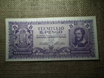 Tízmillió B.-pengő 1946 , hajtatlan 