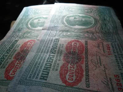 100 korona 1912 , 2 db sorszámkövető 