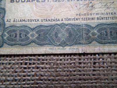 10000 korona 1923 , Orell ,  nagyon szép eredti tartás ! 