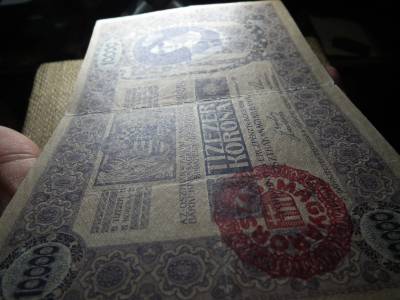 10000 korona 1918 , Magyarország felülbélyegzés 