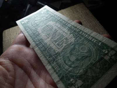 USA 1 dollár 1957 , kék pecsét , dollar 