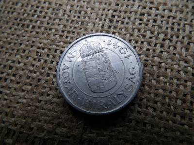 2 pengő 1941 , címer ellenjeggyel , jobb oldal 