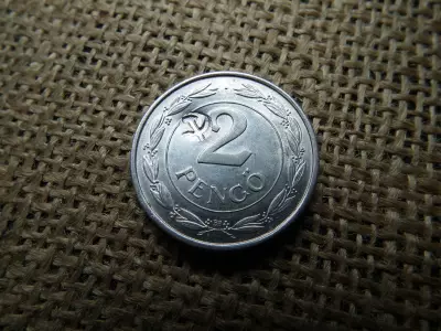 2 pengő 1941 , sarló kalapács ellenjeggyel 