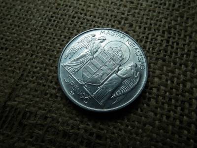 5 pengő 1943 , Horthy Miklós  , Magyar címer  ellenjeggyel 