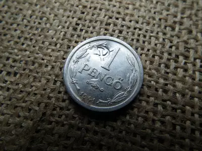 1 pengő 1941 , Sarló kalapács   ellenjeggyel 