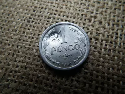 1 pengő 1941 , Sarló kalapács   ellenjeggyel 