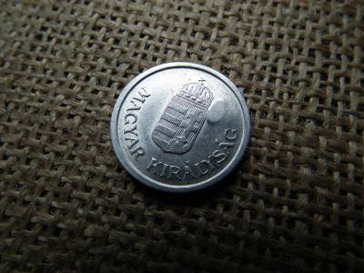 1 pengő 1943 , Magyarország címer    ellenjeggyel 