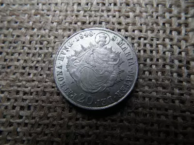 Ezüst 20 krajcár 1848 B , Körmöcbánya 