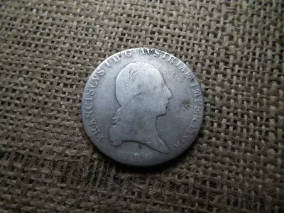 I. Ferenc ezüst tallér 1824 B 