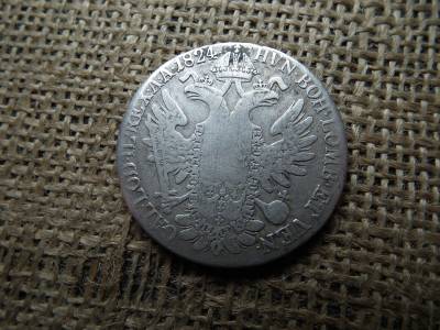 I. Ferenc ezüst tallér 1824 B 