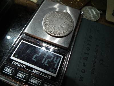 I. Ferenc ezüst tallér 1824 B 