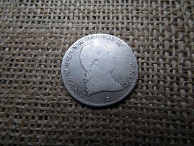  II. Lipót ezüst 1/4 Tallér 1791 H , thaler 