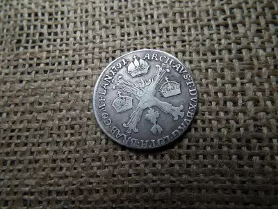  II. Lipót ezüst 1/4 Tallér 1791 H , thaler 