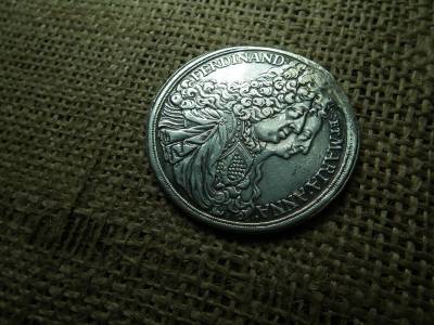 Ezüst 1 tallér 1696 Körmöcbánya , 1 Thaler - Ferdinand William Eusebius és Maria Anna , 	Schwarzenbergi Fejedelemség ( Német Államok )