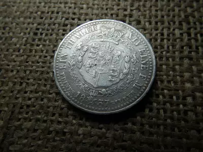 Ezüst tallér 1837 A , Wilhelm , Hannover 