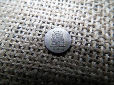 Hamburg , ezüst 1 dreiling 1841 , 1 Dreiling = 3 Pfennig