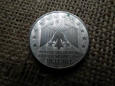 Németország 10 euro 2014 A , Nikkel ! euró Johann Gottfried Schadow
