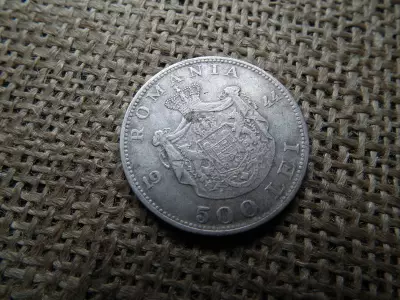 Ezüst Románia 500 lei 1944 