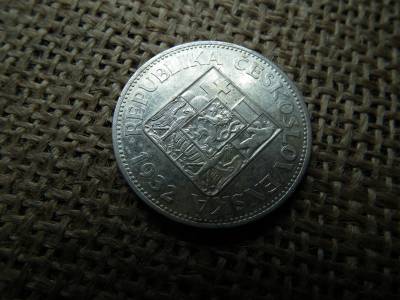 Csehszlovákia ezüst 10 korona 1932 , korun 
