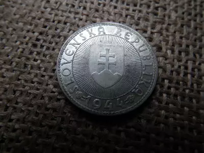 Szlovákia , ezüst 10 korona 1944 