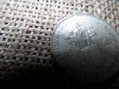 Szlovákia , ezüst 10 korona 1944 