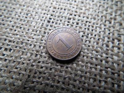 Németország 1 pfennig 1923 F , rentenpfennig 