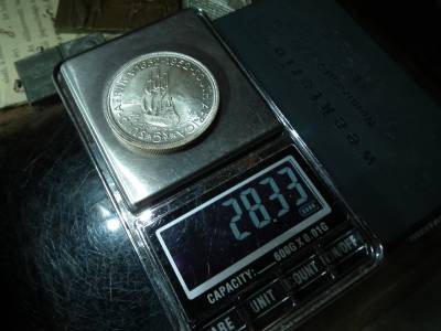 Dél Afrika ezüst  5 schilling 1952 , Shillings - George VI 