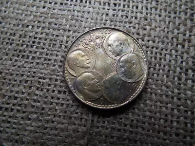 Görögország , ezüst 30 drachma 1963 , I. Pál királyi dinasztia