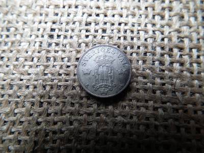 Svédország , ezüst 10 Öre 1907  - Oscar II