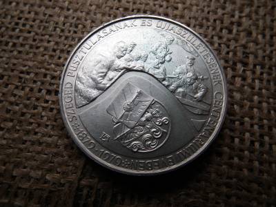 Ezüst , 1979 MÉE - Szeged 9. vándorgyűlés emlékérem , 43,18g 800/1000