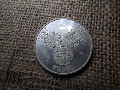 BUDAPEST EMLÉKÉREM 1973 , EZÜST ,  PP 