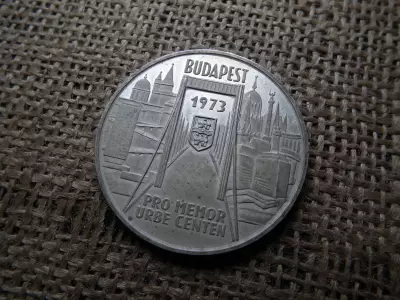 BUDAPEST EMLÉKÉREM 1973 , EZÜST ,  PP 
