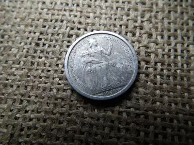 Francia Polinézia › Óceánia francia települései , 1 franc 1949 , frank 