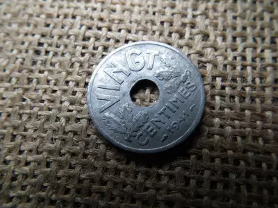 Franciaország , 20 centimes 1941