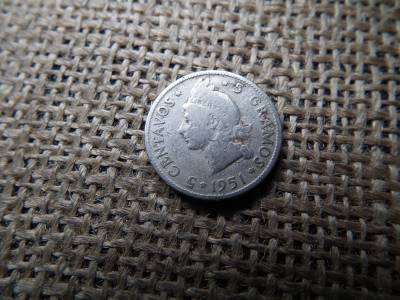 Dominika , 5 centavos 1951
