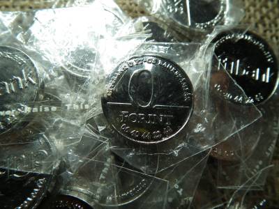 0 forint citi bank , Magyarország 0 Forint Érem / Citybank reklámérme , ár/db 