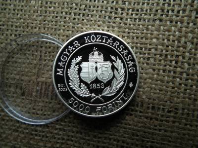 Ezüst 5000 forint 2003 PP ,  Budapesti Filharmóniai Társaság 150éves