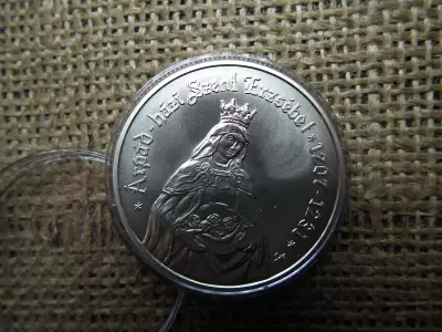 Ezüst 5000 forint 2007 BU , Árpád-házi Szent Erzsébet születésének 800. évfordulójára