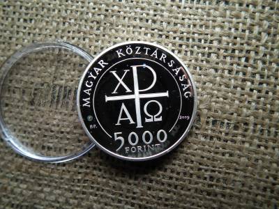 Ezüst 5000 forint 2009 PP , Kálvin János 