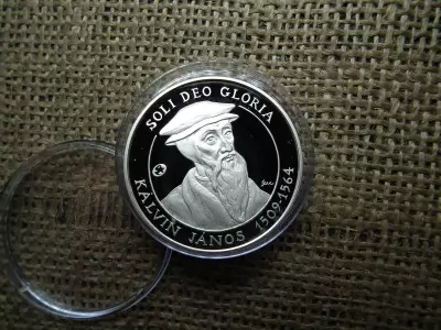 Ezüst 5000 forint 2009 PP , Kálvin János 