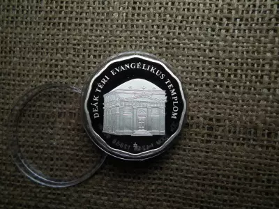Ezüst 5000 forint 2011 PP , DEÁK TÉRI EVANGÉLIKUS TEMPLOM