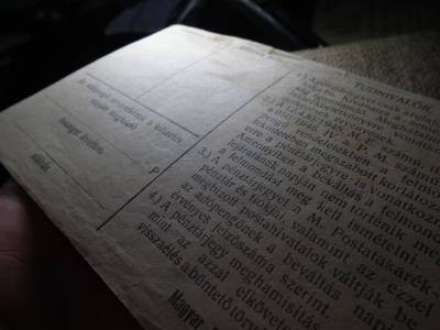 Tízezer Adópengő 1946 , Pénztárjegy 