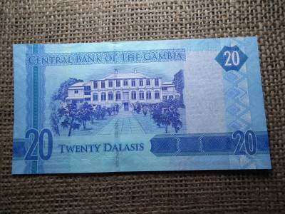 Gambia 20 dalasis 2015 UNC , C1