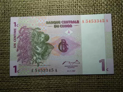 Congo 1 centime 1997 UNC , C1